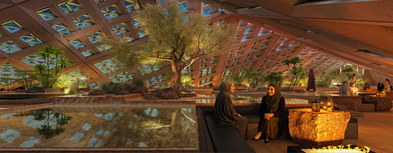Sustainable building practices at a Retal development — green roofs, water management and materials